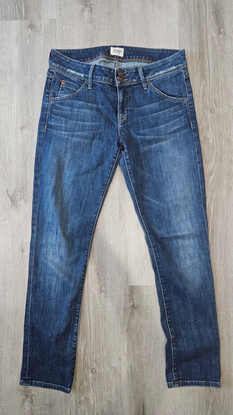Hudson Women's Mid Rise Denim Skinny Jeans Size 28